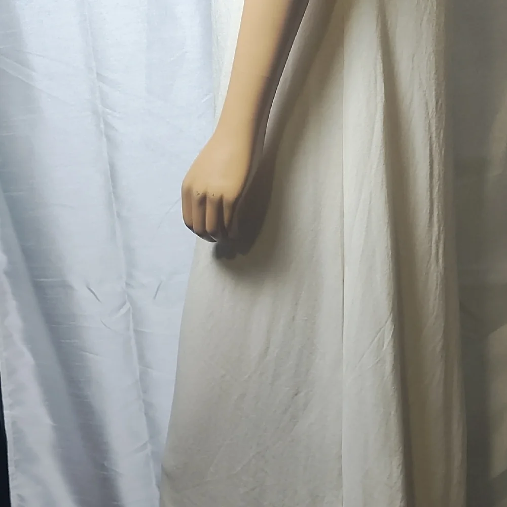 Chic‎ Cream Midi Dress with Belt